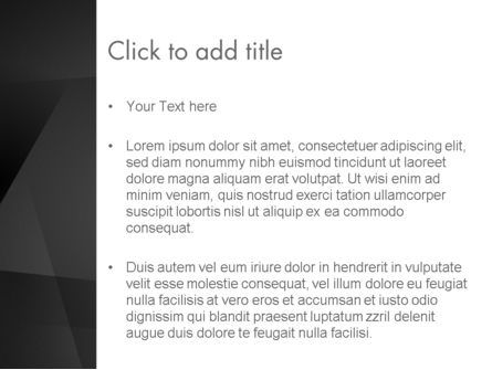 Plantilla de PowerPoint - extracto negro, Diapositiva 3, 13818, Abstracto / Texturas — PoweredTemplate.com