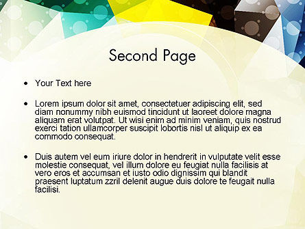 Templat PowerPoint Poligon Dan Titik, Slide 2, 13828, Abstrak/Tekstur — PoweredTemplate.com
