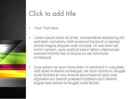 Abstract Motion Blur PowerPoint Template, Slide 3, 13831, Abstract/Textures — PoweredTemplate.com