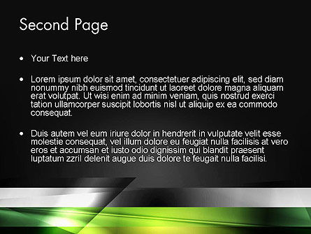 Abstract Motion Blur PowerPoint Template, Slide 2, 13831, Abstract/Textures — PoweredTemplate.com