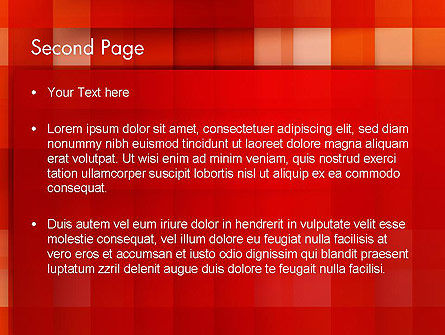 Modello PowerPoint - Tagliare in quadrati astratti, Slide 2, 13833, Astratto/Texture — PoweredTemplate.com