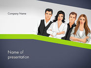 Young People Illustration - Free Presentation Template for Google