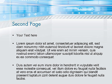 Digital generiert PowerPoint Vorlage, Folie 2, 13850, Abstrakt/Texturen — PoweredTemplate.com