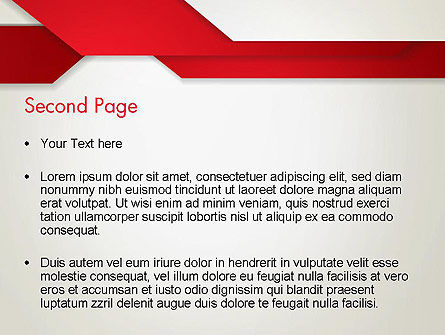 Modello PowerPoint - Strisce di carta astratta, Slide 2, 13851, Astratto/Texture — PoweredTemplate.com