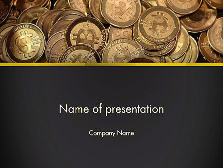 Plantilla de PowerPoint - moneda digital, Plantilla de PowerPoint, 13856, Finanzas / Contabilidad — PoweredTemplate.com