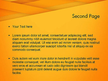 Plantilla de PowerPoint - tiras de papel solapadas abstractas, Diapositiva 2, 13861, Abstracto / Texturas — PoweredTemplate.com
