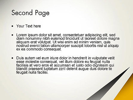 Zwei dreieckige formen PowerPoint Vorlage, Folie 2, 13866, Abstrakt/Texturen — PoweredTemplate.com