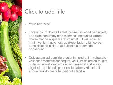 Modèle PowerPoint de aime les fruits et les légumes, Diapositive 3, 13871, Agriculture — PoweredTemplate.com