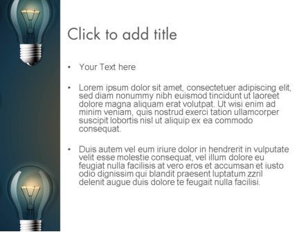 Plantilla de PowerPoint - marco de la lámpara, Diapositiva 3, 13873, Tecnología y ciencia — PoweredTemplate.com