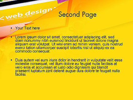 Web Design Services PowerPoint Template, Dia 2, 13884, Carrière/Industrie — PoweredTemplate.com