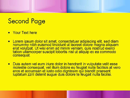 Modello PowerPoint - Piastrelle multicolori, Slide 2, 13891, Astratto/Texture — PoweredTemplate.com