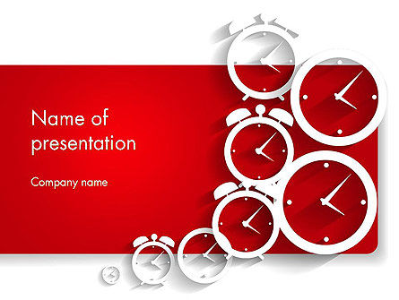 Clock Faces PowerPoint Template, 13911, Business Concepts — PoweredTemplate.com