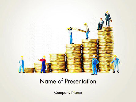 Money Growth PowerPoint Template, 13916, Financial/Accounting — PoweredTemplate.com