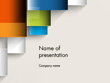 Modèle PowerPoint de résumé des rectangles en mosaïque, Modele PowerPoint, 13923, Abstrait / Textures — PoweredTemplate.com