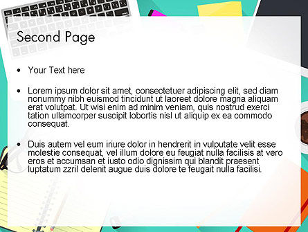 Modèle PowerPoint de espace de travail office desktop, Diapositive 2, 13928, Business — PoweredTemplate.com