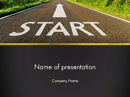 前进之路PowerPoint模板, 免费 PowerPoint模板, 13937, 商业概念 — PoweredTemplate.com