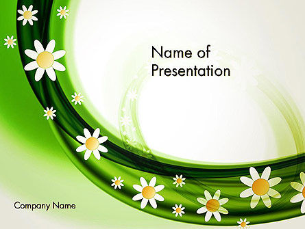 Modèle PowerPoint de fleurs de printemps, Gratuit Modele PowerPoint, 13942, Nature / Environnement — PoweredTemplate.com