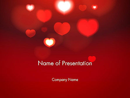 Modelo do PowerPoint - corações amor tema, Modelo do PowerPoint, 13949, Feriados/Ocasiões Especiais — PoweredTemplate.com