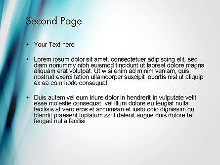 Templat PowerPoint Abstrak Aliran Udara, Slide 2, 13961, Abstrak/Tekstur — PoweredTemplate.com