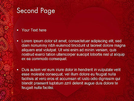 Templat PowerPoint Bingkai Cinta, Slide 2, 13980, Liburan/Momen Spesial — PoweredTemplate.com