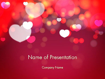 Love Pink PowerPoint Template, 13989, Holiday/Special Occasion — PoweredTemplate.com