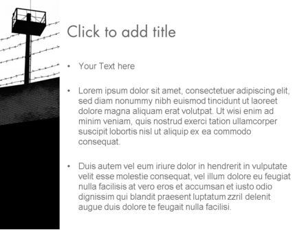 Modèle PowerPoint de clôture de fil barbelé, Diapositive 3, 13993, Légal — PoweredTemplate.com