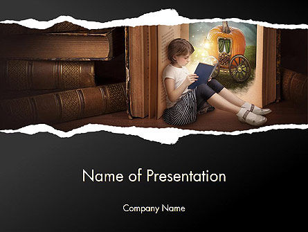 一本好书可以改变你的生活PowerPoint模板, PowerPoint模板, 13999, Education & Training — PoweredTemplate.com