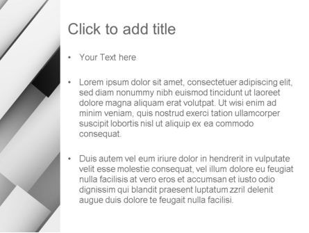 White Rectangular Strips PowerPoint Template, Slide 3, 14001, Abstract/Textures — PoweredTemplate.com