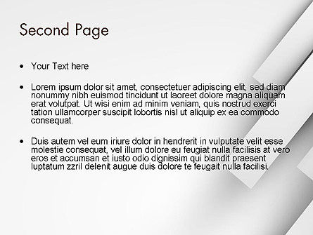 Modello PowerPoint - Strisce rettangolari bianchi, Slide 2, 14001, Astratto/Texture — PoweredTemplate.com