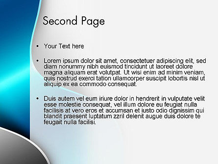 Modello PowerPoint - Onde metalliche, Slide 2, 14005, Astratto/Texture — PoweredTemplate.com