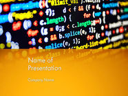Plantilla de Word - código de programación | 14009 | PoweredTemplate.com