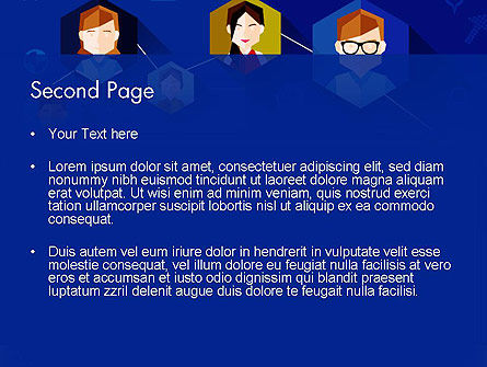 Creative Social Networking People PowerPoint Template, Slide 2, 14011, Business — PoweredTemplate.com
