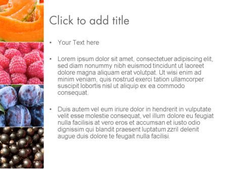 Modèle PowerPoint de collage avec différents fruits, Diapositive 3, 14012, Agriculture — PoweredTemplate.com