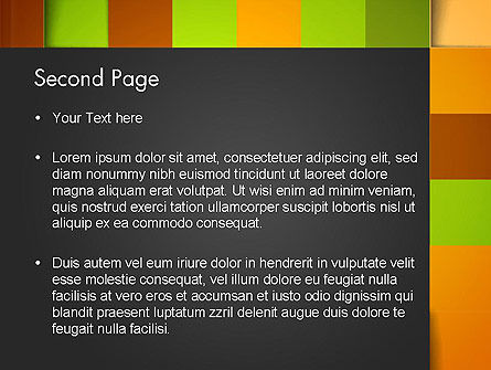 Gekleurd Geruit Patroon PowerPoint Template, Dia 2, 14016, Abstract/Textuur — PoweredTemplate.com