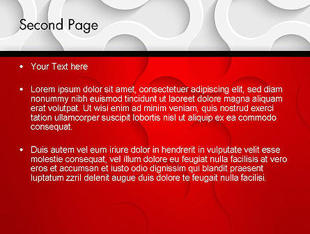 Plantilla de PowerPoint - modelo de papel blanco patrón de powerpoint abstracto, Diapositiva 2, 14027, Abstracto / Texturas — PoweredTemplate.com