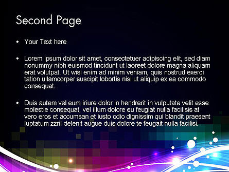 Templat PowerPoint Gelombang Dan Gradien Abstrak, Slide 2, 14033, Abstrak/Tekstur — PoweredTemplate.com