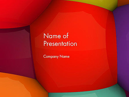 气泡特写抽象PowerPoint模板, PowerPoint模板, 14054, 抽象/纹理 — PoweredTemplate.com