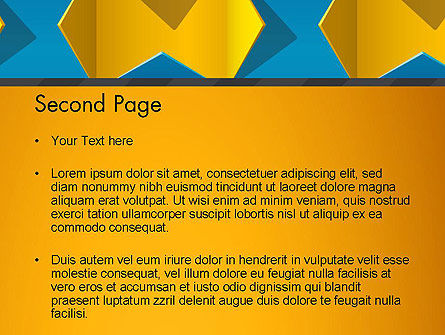 Gevouwen Papier Randen Samenvatting PowerPoint Template, Dia 2, 14056, Abstract/Textuur — PoweredTemplate.com