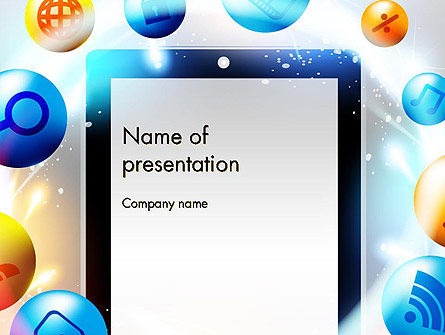 Conceptual Social Networking PowerPoint Template, Free PowerPoint Template, 14064, Careers/Industry — PoweredTemplate.com