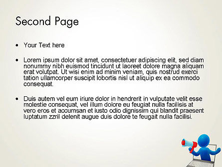 Modèle PowerPoint de appel à l'action, Diapositive 2, 14068, Carrière / Industrie — PoweredTemplate.com
