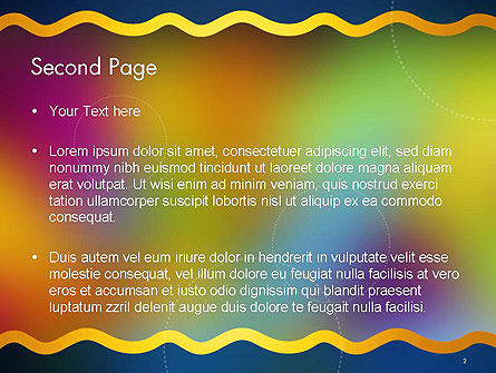 Modello PowerPoint - Allegro astratto positiva, Slide 2, 14088, Astratto/Texture — PoweredTemplate.com