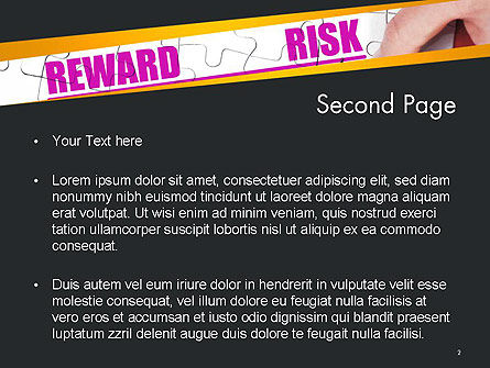 Risk vs Reward PowerPoint Template, Slide 2, 14098, Consulting — PoweredTemplate.com