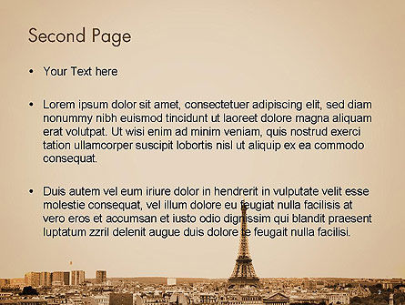 Destination France PowerPoint Template, Slide 2, 14105, Flags/International — PoweredTemplate.com
