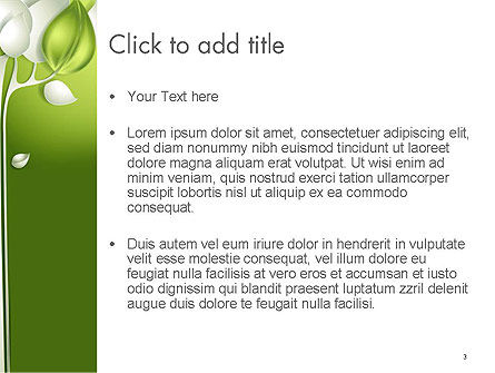 抽象的な紙の木 - PowerPointテンプレート, スライド 3, 14120, 自然＆環境 — PoweredTemplate.com