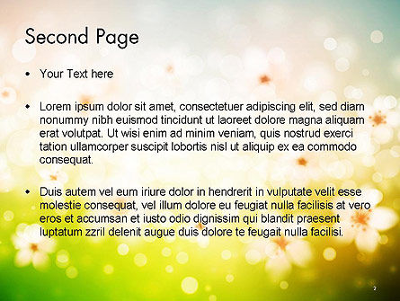 Templat PowerPoint Rumput Dan Bunga, Slide 2, 14126, Alam & Lingkungan — PoweredTemplate.com