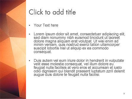 Modello PowerPoint - Poligoni geometrico astratto, Slide 3, 14130, Astratto/Texture — PoweredTemplate.com
