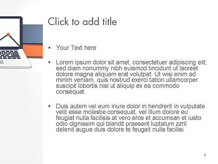 Modello PowerPoint - Notebook con grafico, Slide 3, 14131, Lavoro — PoweredTemplate.com