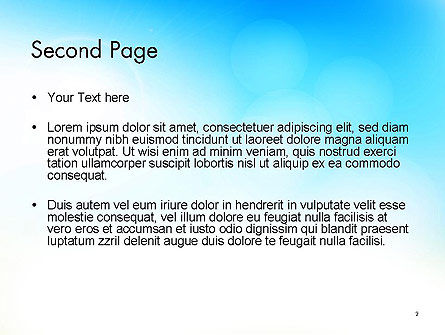 Modèle PowerPoint de résumé du ciel brillant, Diapositive 2, 14141, Nature / Environnement — PoweredTemplate.com