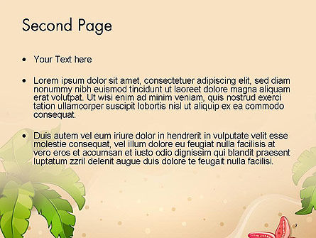 Modello PowerPoint - Buone vacanze estive, Slide 2, 14142, Vacanze/Occasioni Speciali — PoweredTemplate.com