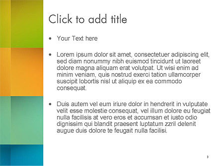 Farbtöne abstrakt PowerPoint Vorlage, Folie 3, 14147, Abstrakt/Texturen — PoweredTemplate.com